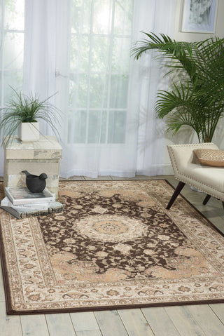 Nourison Ararat ARA02 Charcoal Area Rug Room Image Feature