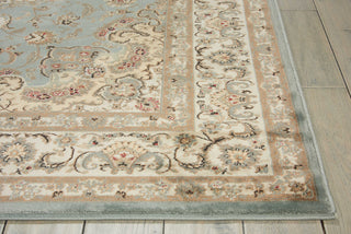 Nourison Ararat ARA02 Light Blue Area Rug Detail Image