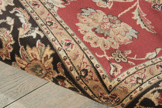 Nourison Ararat ARA03 Burgundy Area Rug Detail Image