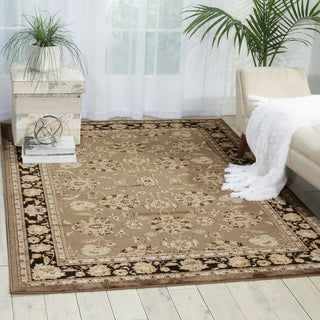 Nourison Ararat ARA03 Grey Area Rug Room Image Feature