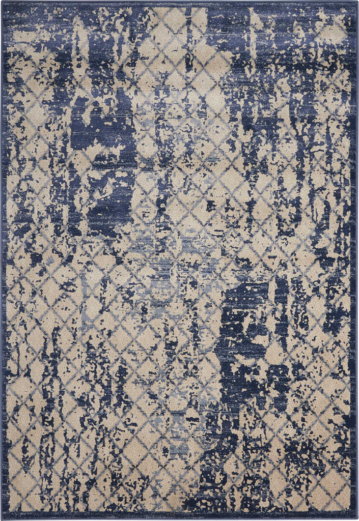 Nourison Ararat ARA05 Ivory/Navy Area Rug main image
