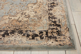 Nourison Ararat ARA06 Light Blue Area Rug Detail Image