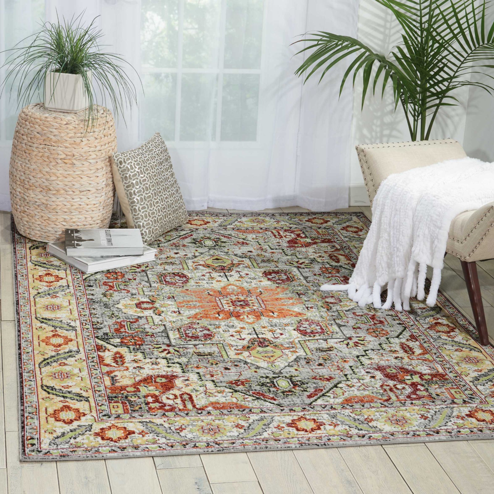 Nourison Aria AR001 Multicolor Area Rug – Incredible Rugs and Decor