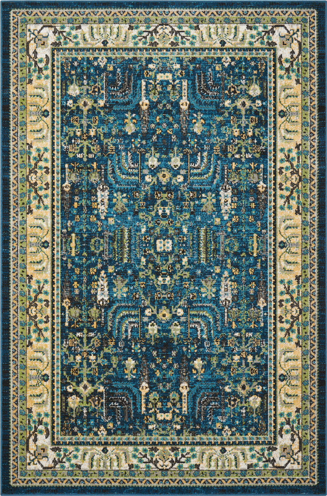 Nourison Aria AR003 Teal Area Rug
