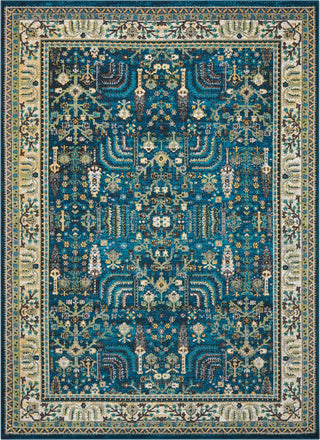 Nourison Aria AR003 Teal Area Rug main image