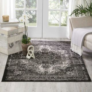 Nourison Aria AR005 Charcoal Area Rug Room Image