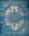 Aria AR005 Teal Area Rug by Nourison Main Image