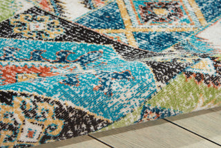 Nourison Aria AR018 Indigo Area Rug Detail Image