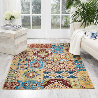 Nourison Aria AR018 Sunset Area Rug Room Image Feature