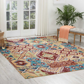 Nourison Aria AR018 Sunset Area Rug Room Image Feature