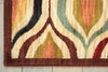 Nourison Aristo ARS03 Multicolor Area Rug Corner Image