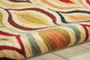 Nourison Aristo ARS03 Multicolor Area Rug Detail Image