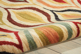 Nourison Aristo ARS03 Multicolor Area Rug Detail Image