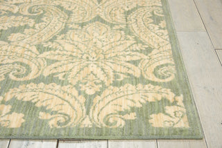 Nourison Aristo ARS05 Blue Ivory Area Rug Detail Image