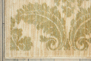 Nourison Aristo ARS05 Khaki Area Rug Corner Image