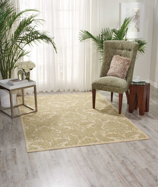 Nourison Aristo ARS05 Khaki Area Rug 6' X 8'