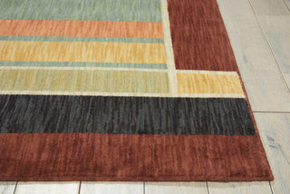 Nourison Aristo ARS06 Multicolor Area Rug Detail Image