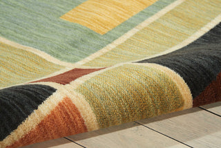 Nourison Aristo ARS06 Multicolor Area Rug Detail Image