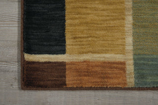 Nourison Aristo ARS06 Multicolor Area Rug Corner Image