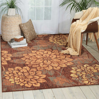 Nourison Aristo ARS07 Latte Area Rug Room Image Feature