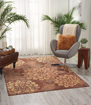 Nourison Aristo ARS07 Latte Area Rug 6' X 8' Feature