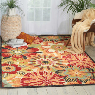 Nourison Aristo ARS09 Multicolor Area Rug Room Image Feature