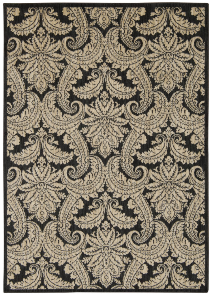 Nourison Aristo ARS05 Black Beige Area Rug main image