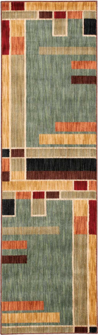 Nourison Aristo ARS06 Multicolor Area Rug Runner Image