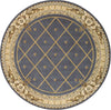Nourison Ashton House AS03 Blue Area Rug Round Image