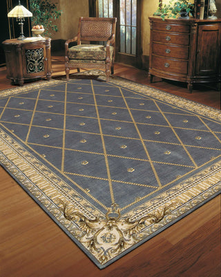 Nourison Ashton House AS03 Blue Area Rug Room Image Feature