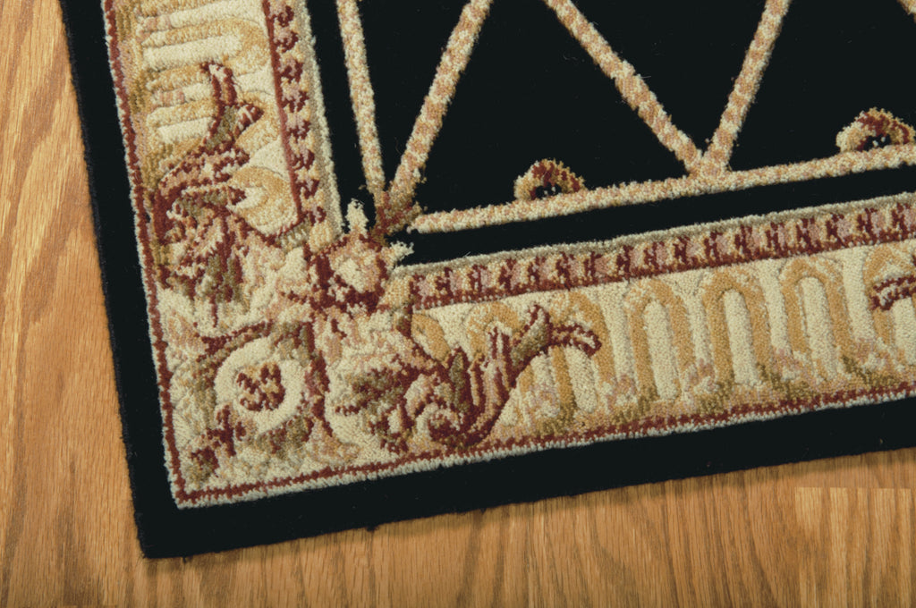 Nourison Ashton House AS03 Black Area Rug Incredible Rugs and Decor