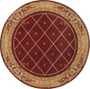 Nourison Ashton House AS03 Sienna Area Rug Round Image