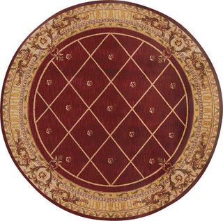 Nourison Ashton House AS03 Sienna Area Rug Round Image