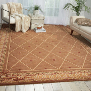 Nourison Ashton House AS03 Cocoa Area Rug Room Image Feature