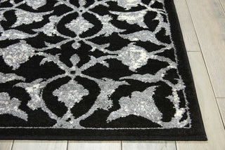 Nourison Atash ATA02 Black Area Rug Detail Image