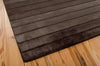 Nourison Aura AUR01 Chocolate Area Rug Corner Image