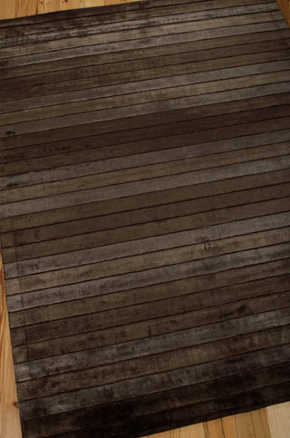 Nourison Aura AUR01 Chocolate Area Rug Main Image