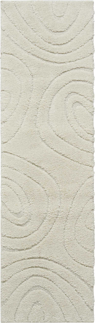 Nourison Austin ASTN1 White Area Rug 2'2'' X 7'6'' Runner