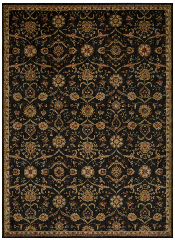 Nourison Ancient Times BAB01 Persian Treasure Black Area Rug by Kathy Ireland main image