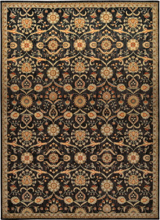 Nourison Ancient Times BAB01 Persian Treasure Black Area Rug by Kathy Ireland 8' X 11'