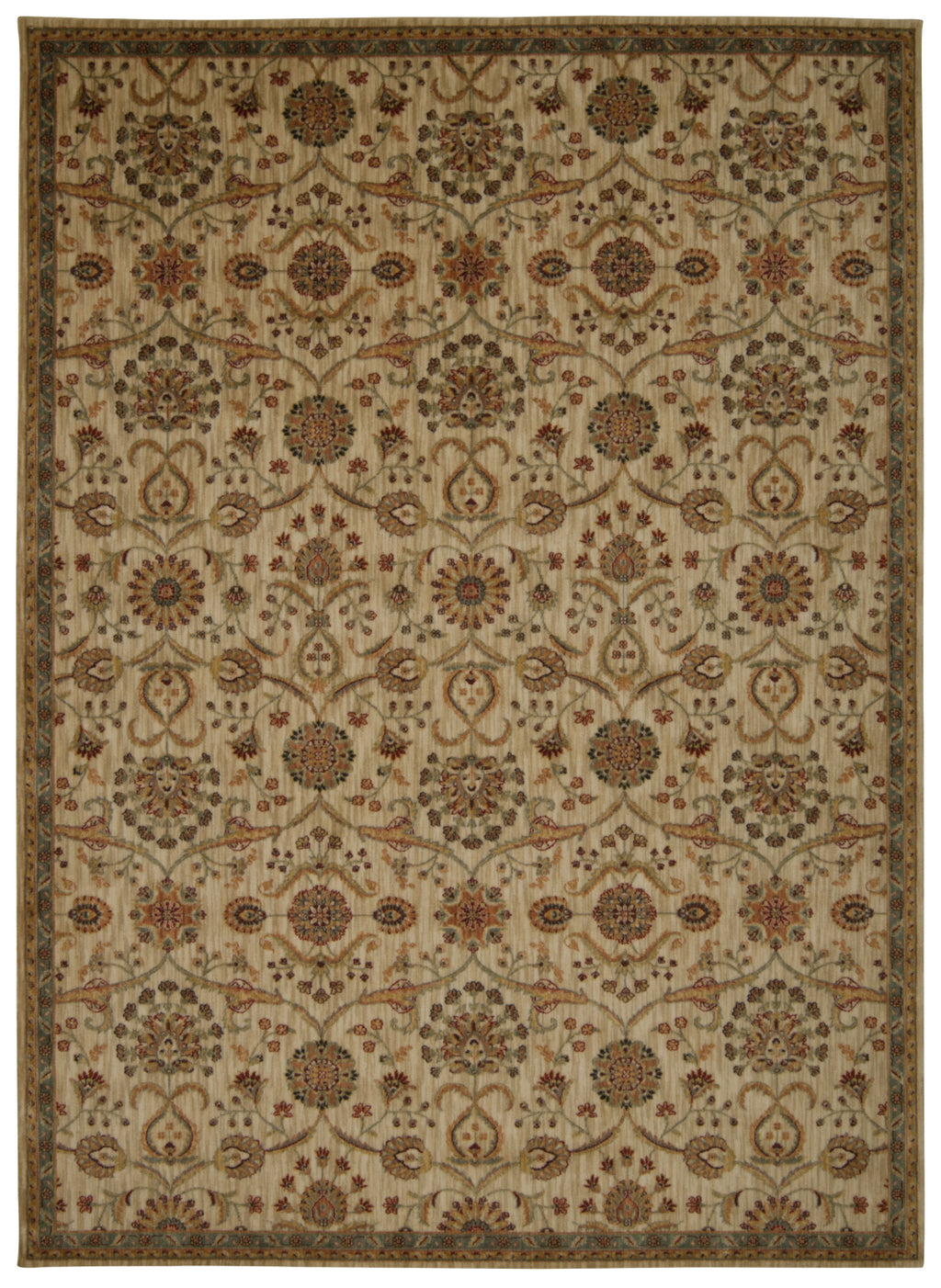 Nourison Ancient Times BAB01 Persian Treasure Ivory Area Rug ...