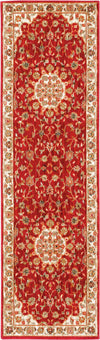 Nourison Ancient Times BAB02 Palace Red Area Rug by Kathy Ireland 3' X 8'