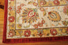Nourison Ancient Times BAB02 Palace Red Area Rug by Kathy Ireland 8' X 11' Corner Shot
