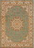 Nourison Ancient Times BAB02 Palace Teal Area Rug by Kathy Ireland 8' X 11'