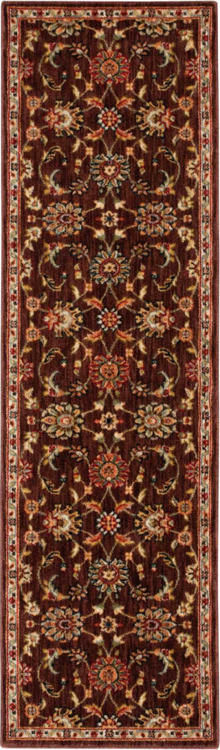 Nourison Ancient Times BAB05 Treasures Brown Area Rug by Kathy Ireland 3' X 8'