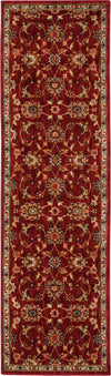 Nourison Ancient Times BAB05 Treasures Red Area Rug by Kathy Ireland 3' X 8'