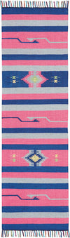 Baja BAJ01 Pink/Blue Area Rug by Nourison 2'3'' X 7'6''