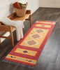Nourison Baja BAJ02 Orange/Red Area Rug Room Image Feature