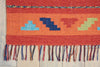 Baja BAJ02 Orange/Red Area Rug by Nourison Corner Image