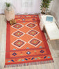 Baja BAJ02 Orange/Red Area Rug by Nourison Room Image
